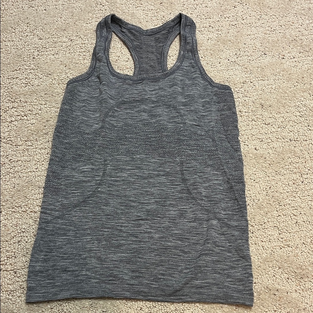 Lululemon Gray Racerback Tank Top